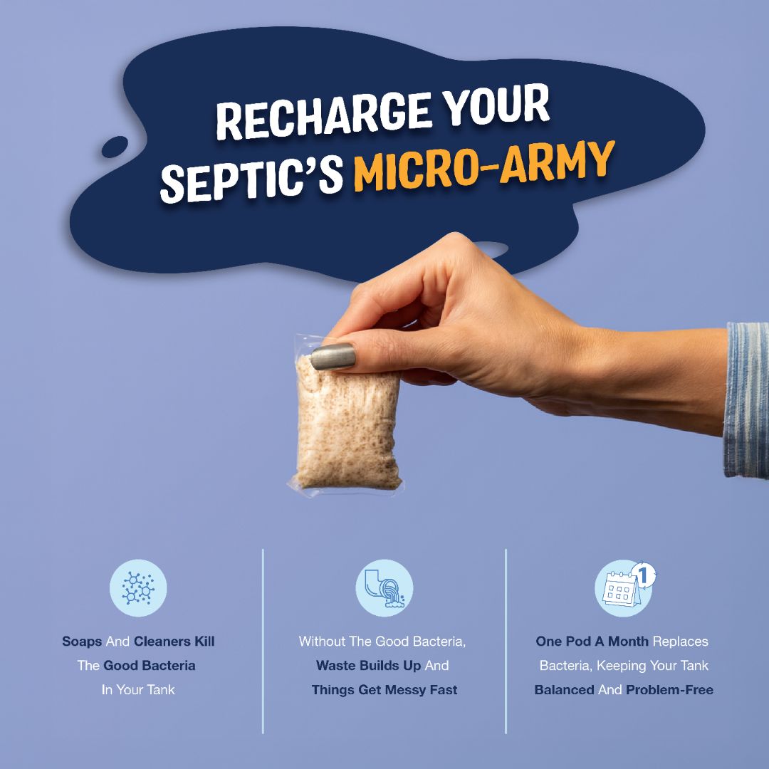 Septic Tank Treatment Pods